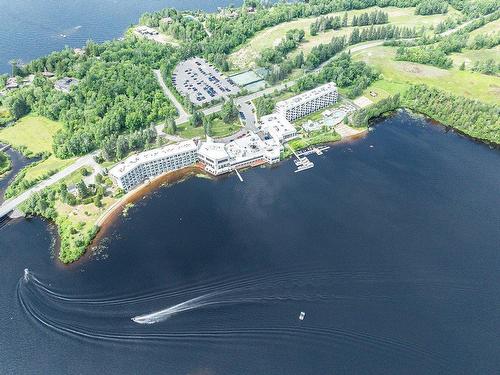 Aerial photo - 112-39 Ch. Fridolin-Simard, Estérel, QC - Outdoor With Body Of Water With View