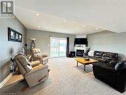 Downstairs Family Room with walk-out to Back Deck - 