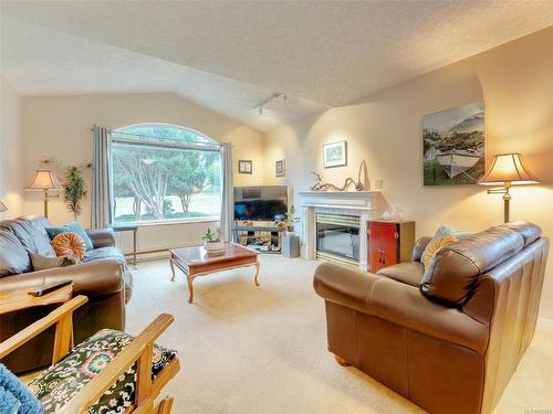 7262 Francis Rd, Sooke, BC - Indoor Photo Showing Living Room With Fireplace