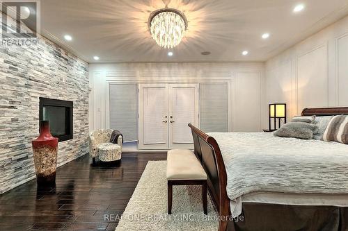 646 Annland Street, Pickering, ON - Indoor Photo Showing Bedroom With Fireplace