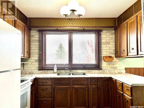12 Davies Street, Springside, SK - Indoor Photo Showing Kitchen With Double Sink