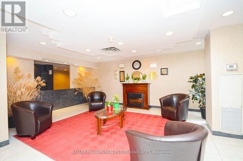 507 - 300 Webb Drive, Mississauga, ON - Indoor With Fireplace