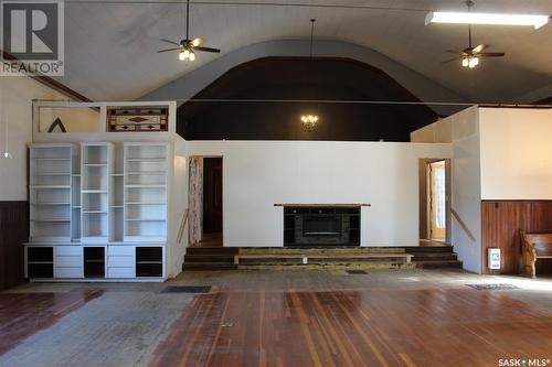 43 2Nd Street, Tompkins, SK - Indoor With Fireplace