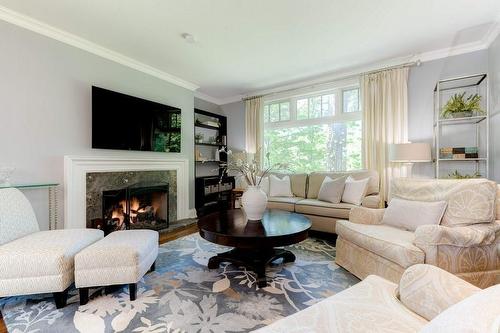 183 Mill Street S, Hamilton, ON - Indoor Photo Showing Living Room With Fireplace