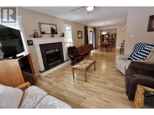8458 Sparrow Road, Prince George, BC - Indoor Photo Showing Living Room With Fireplace