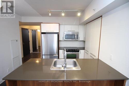 2401 - 5 Valhalla Inn Road, Toronto, ON - Indoor Photo Showing Kitchen With Stainless Steel Kitchen With Double Sink