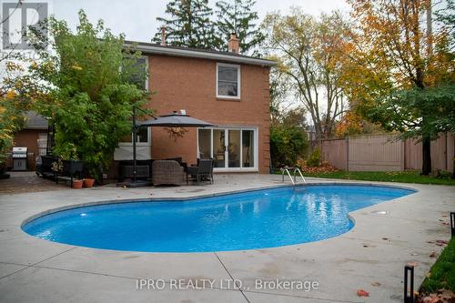 2949 Oka Rd, Mississauga, ON - Outdoor With In Ground Pool With Deck Patio Veranda With Backyard