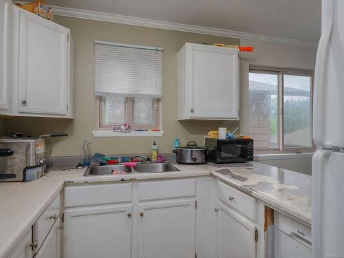 3740 Argyle Way, Port Alberni, BC - Indoor Photo Showing Kitchen With Double Sink