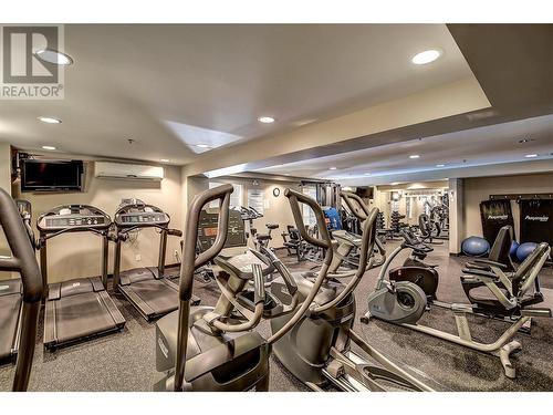 1075 Sunset Drive Unit# 1902, Kelowna, BC - Indoor Photo Showing Gym Room