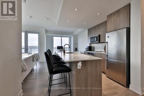 #3633 -5 Mabelle Ave, Toronto, ON - Indoor Photo Showing Kitchen With Stainless Steel Kitchen With Upgraded Kitchen