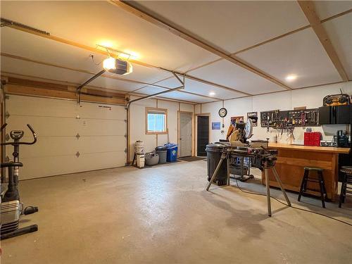 84 Center Avenue S, Erickson, MB - Indoor Photo Showing Garage