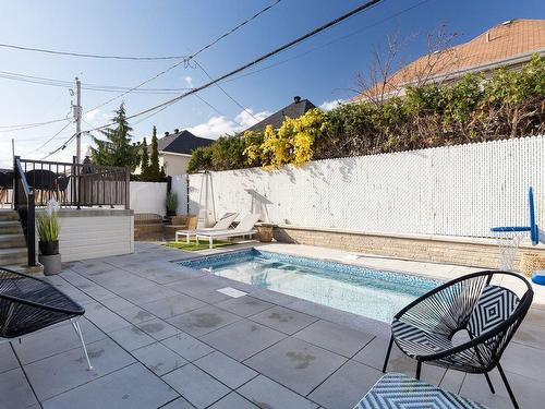 Backyard - 4883 Rue Olivier-Maurault, Laval (Chomedey), QC - Outdoor With In Ground Pool