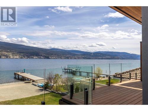 5818 Dale Avenue, Summerland, BC - Outdoor With Body Of Water With Deck Patio Veranda With View