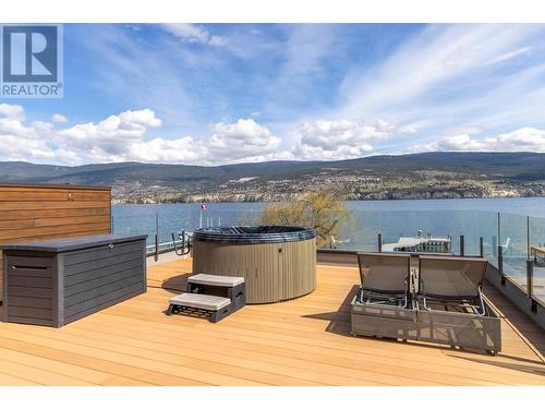 5818 Dale Avenue, Summerland, BC - Outdoor With Body Of Water With Deck Patio Veranda With View