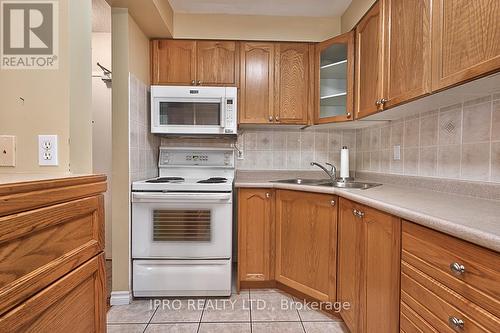 101 - 24 Ransom Street, Halton Hills, ON - Indoor Photo Showing Kitchen With Double Sink