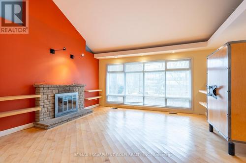276 Lakeshore Rd W, Oakville, ON - Indoor Photo Showing Living Room With Fireplace