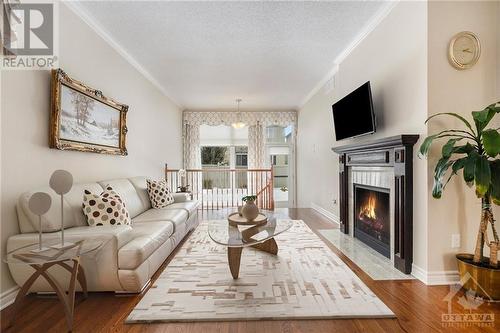 377 Twinflower Way, Ottawa, ON - Indoor Photo Showing Living Room With Fireplace