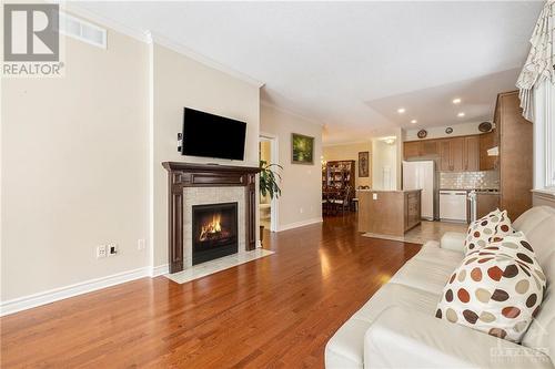 377 Twinflower Way, Ottawa, ON - Indoor Photo Showing Living Room With Fireplace