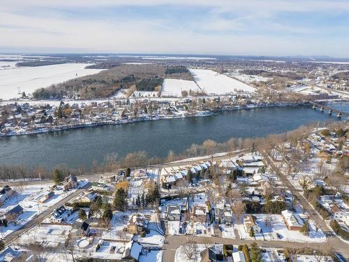 Aerial photo - 1580 1Re Rue, Richelieu, QC - Outdoor With Body Of Water With View
