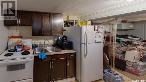 2067 Reynolds Street, Regina, SK - Indoor Photo Showing Kitchen With Double Sink