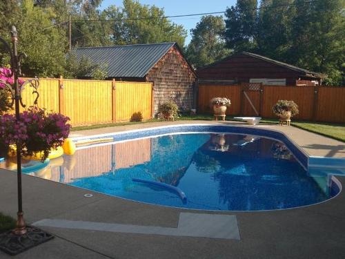 369 Campbell Ave, Kamloops, BC - Outdoor With In Ground Pool With Backyard
