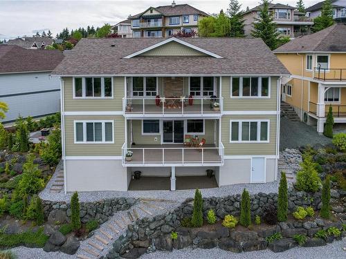 627 St. Andrews Lane, Cobble Hill, BC - Outdoor With Balcony With Facade