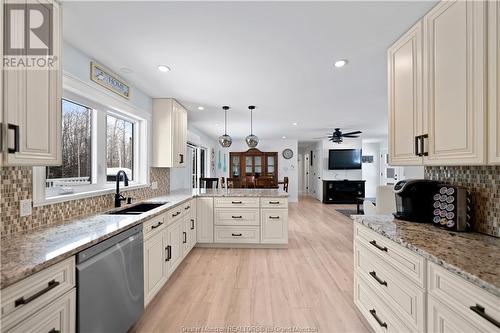 4165 Route 115, Notre Dame, NB - Indoor Photo Showing Kitchen With Double Sink With Upgraded Kitchen