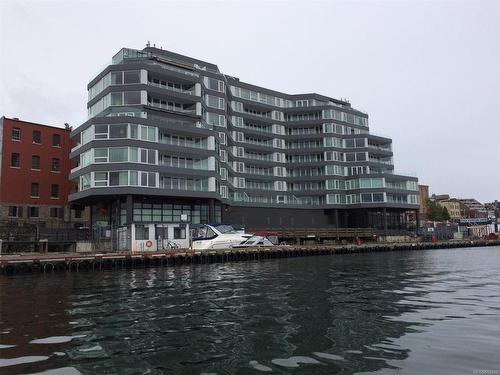 704-1234 Wharf St, Victoria, BC - Outdoor With Body Of Water With Facade