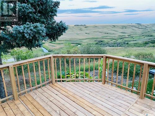 709 2Nd Street, Chamberlain, SK - Outdoor With Deck Patio Veranda With View