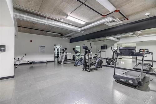 606 311 Hargrave Street, Winnipeg, MB - Indoor Photo Showing Gym Room