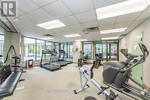 #1601 -4 Willow St, Waterloo, ON - Indoor Photo Showing Gym Room