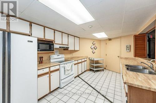 #1601 -4 Willow St, Waterloo, ON - Indoor Photo Showing Kitchen With Double Sink