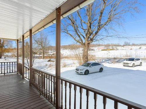 Exterior entrance - 4711 Route 344, Saint-Placide, QC - Outdoor With Balcony With View