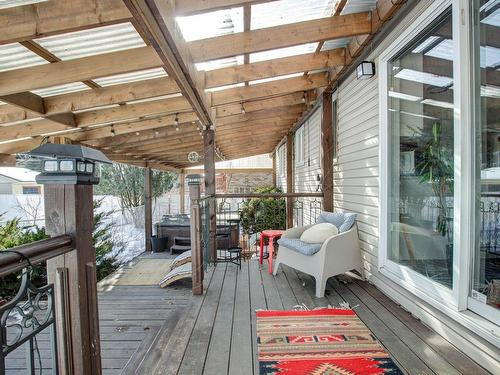 Backyard - 3785 Rue Edgar, Longueuil (Saint-Hubert), QC - Outdoor With Deck Patio Veranda With Exterior