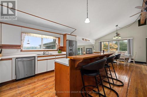 102 Albert Street, Kawartha Lakes, ON - Indoor Photo Showing Kitchen With Double Sink