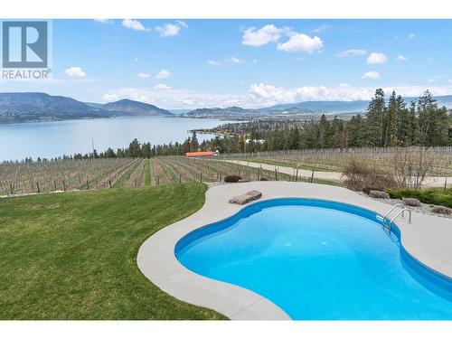 456 Okaview Road, Kelowna, BC - Outdoor With Body Of Water With In Ground Pool With View