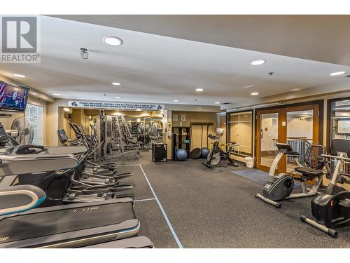 1093 Sunset Drive Unit# 310, Kelowna, BC - Indoor Photo Showing Gym Room