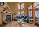169 Clearview Crescent Unit# B, Penticton, BC  - Indoor Photo Showing Living Room With Fireplace 