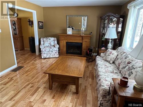 195 Royalton Road, Royalton, NB - Indoor Photo Showing Living Room With Fireplace