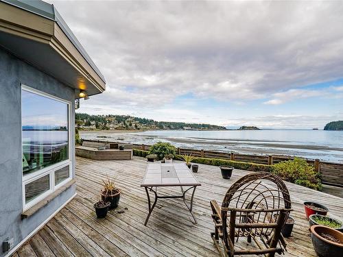 1300 Seaview Pl, Nanaimo, BC - Outdoor With Body Of Water With Deck Patio Veranda With View