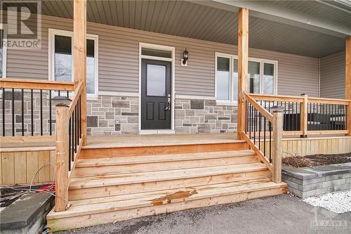 Wide stairs to front porch - 306 Athabasca Way, Kemptville, ON - Outdoor With Deck Patio Veranda With Exterior