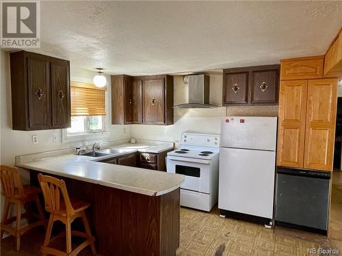 355 Price Road, Drummond, NB - Indoor Photo Showing Kitchen With Double Sink