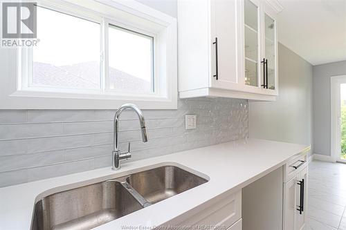 4410 Belmont, Comber, ON - Indoor Photo Showing Kitchen With Double Sink