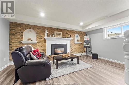 310 Given Road, Harrow, ON - Indoor Photo Showing Living Room With Fireplace