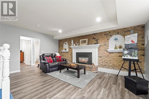 310 Given Road, Harrow, ON - Indoor Photo Showing Living Room With Fireplace