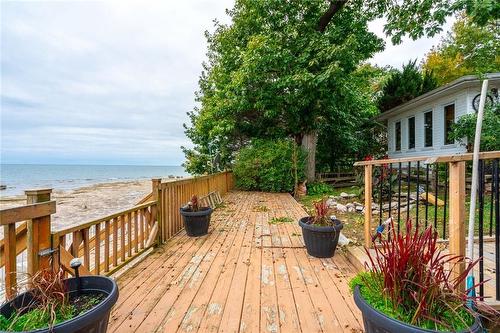24 Lake Road, Selkirk, ON - Outdoor With Body Of Water With Deck Patio Veranda