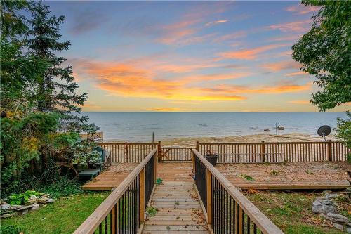 24 Lake Road, Selkirk, ON - Outdoor With Body Of Water With Deck Patio Veranda With View