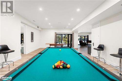 Lower Level Games Room - 3196 West Shore Road, Haliburton, ON - Indoor Photo Showing Other Room With In Ground Pool