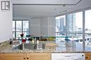 #1513 -208 Queens Quay W, Toronto, ON  - Indoor Photo Showing Kitchen With Double Sink 