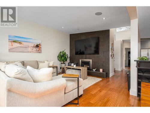 8708 Okanagan Landing Road, Vernon, BC - Indoor Photo Showing Living Room With Fireplace